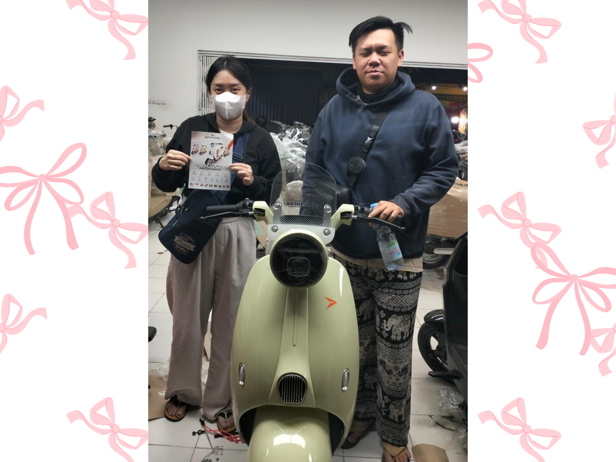 Pembelian kendaraan listrik BENIFORE BUZZ